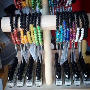 BRACELET DIFFUSEUR EN PIERRE LAVA ROCK
