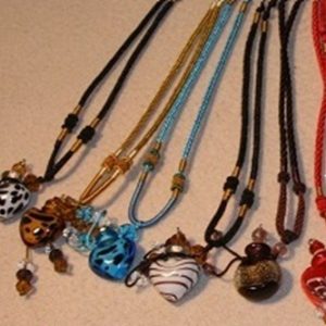 PENDENTIFS DIFFUSEURS EN VERRE SOUFFLE DE MURANO